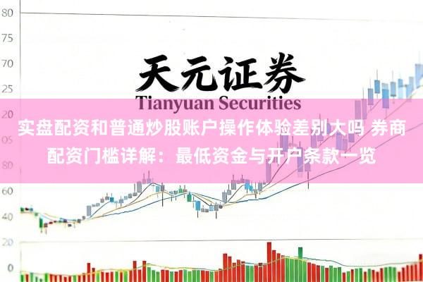 实盘配资和普通炒股账户操作体验差别大吗 券商配资门槛详解：最低资金与开户条款一览